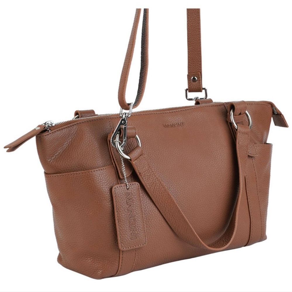 Mancici Amelia Leather Purse With Dust Cover, New - Picture 4 of 10
